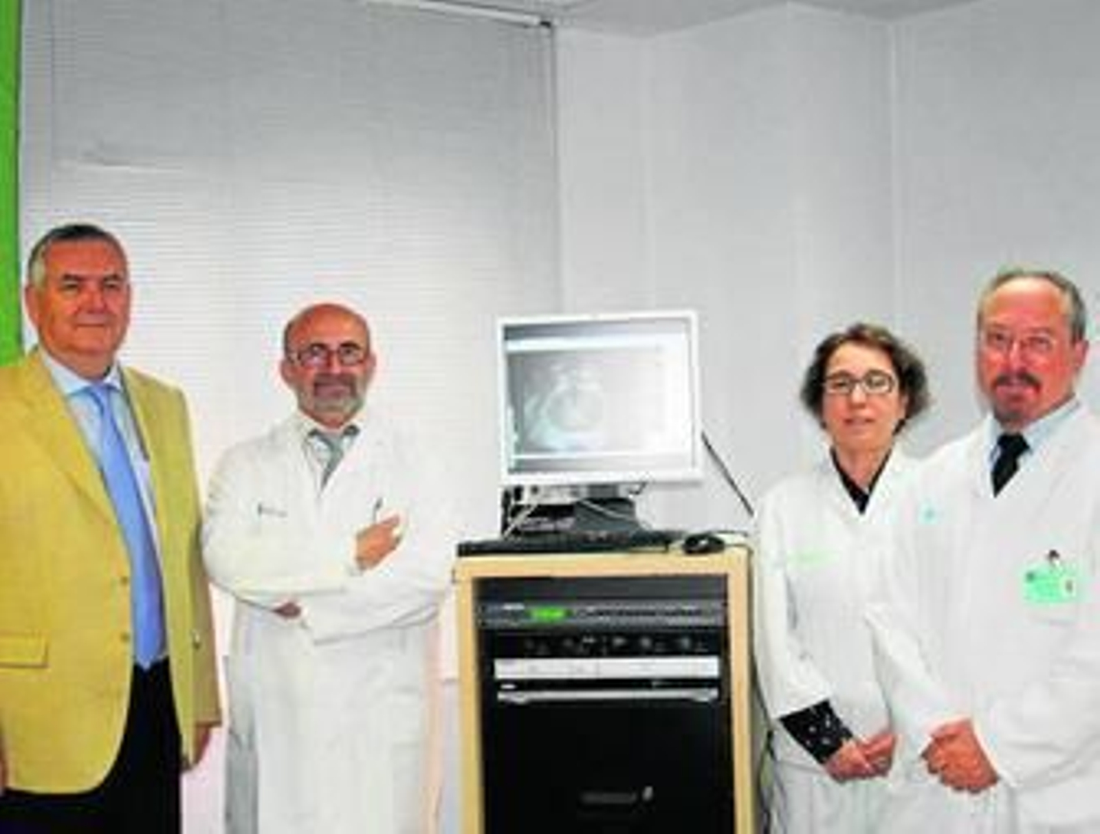 Francisco Alcaide, Francisco Díaz, Ismael Herruzo y Coral Bodineau (de izq. a der.), ayer.