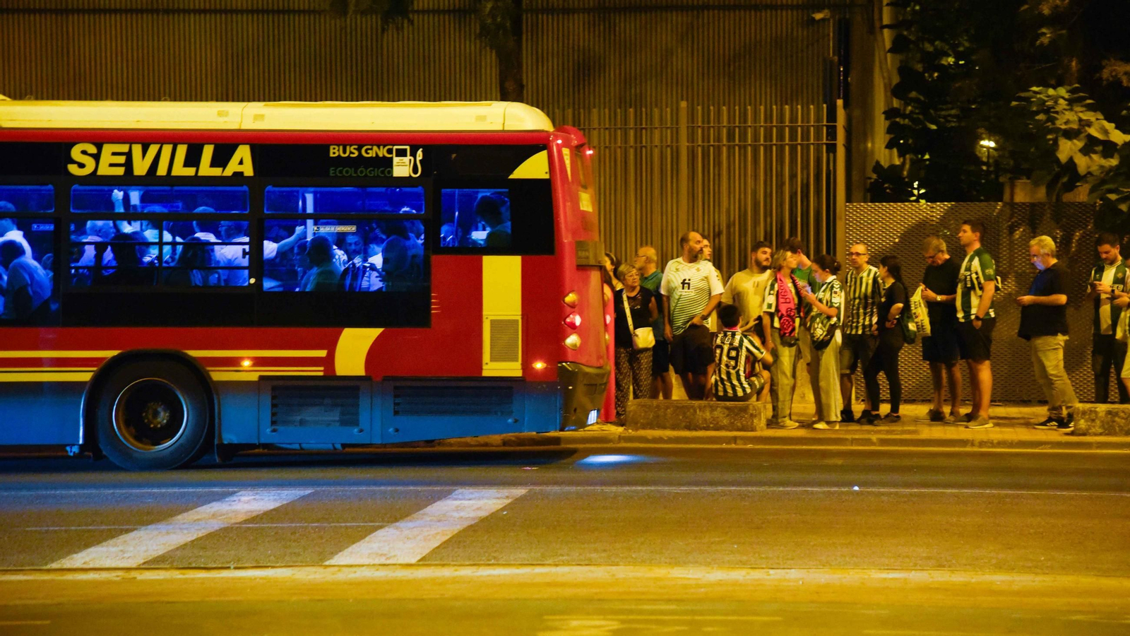 La afición del Betis en su primer partido en la Cartuja