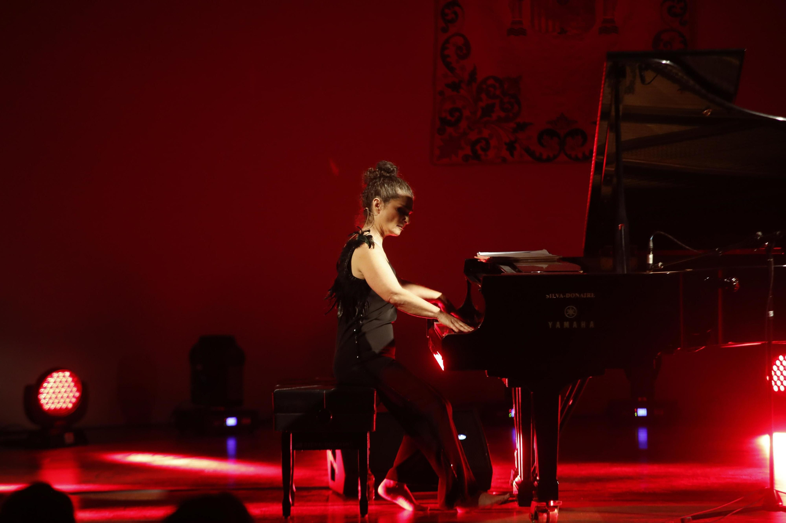 Odelia Sever, durante su concierto en Capitanía.