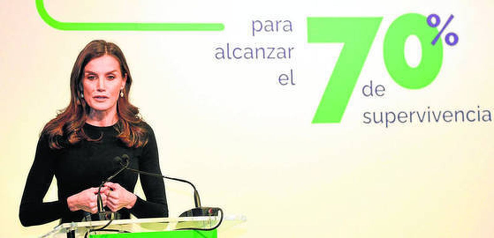 La reina Letizia preside el acto de presentación del proyecto 'Todos contra el Cáncer' con ocasión de la celebración del Día Mundial contra el Cáncer.