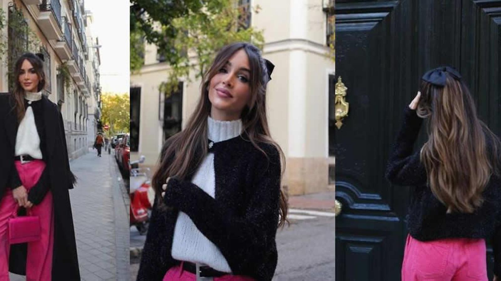 Rocío Osorno con un look de Navidad.