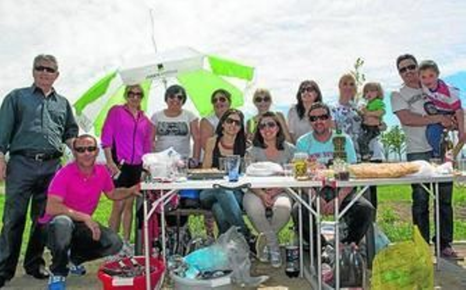 Un picnic al sol en las Alquerías