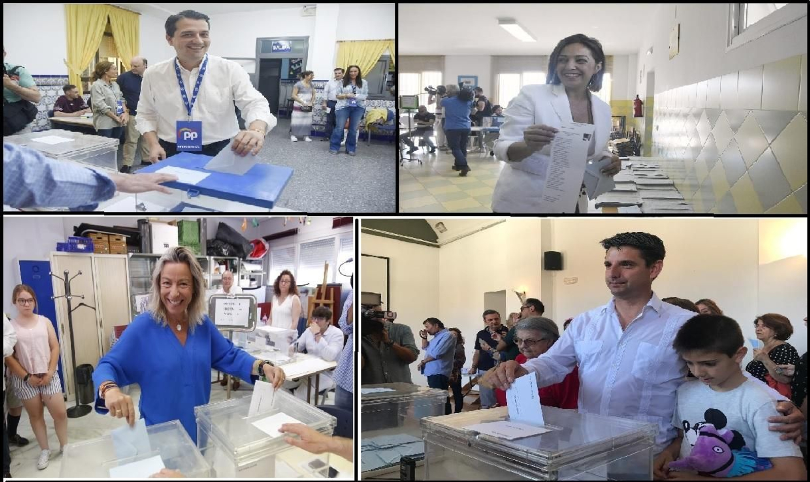 Así han votado los candidatos a la Alcaldía de Córdoba