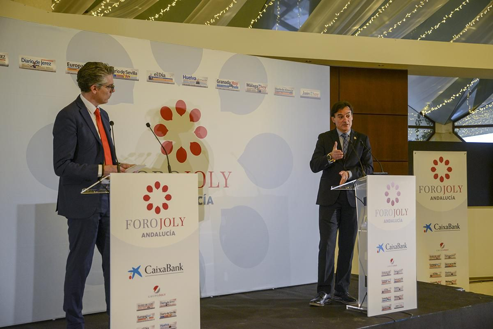 En imágenes: así ha sido el desayuno informativo de Jaén Hoy con el alcalde, Agustín González