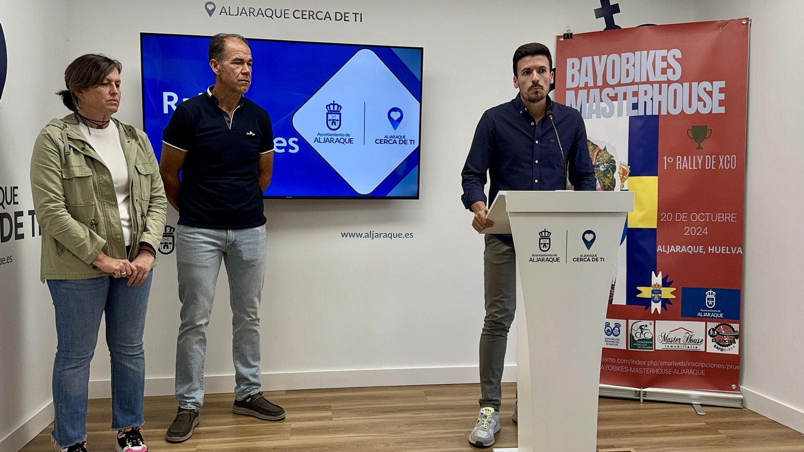 Presentación de la prueba en el Ayuntamiento de Aljaraque. Presentación de la prueba en el Ayuntamiento de Aljaraque.