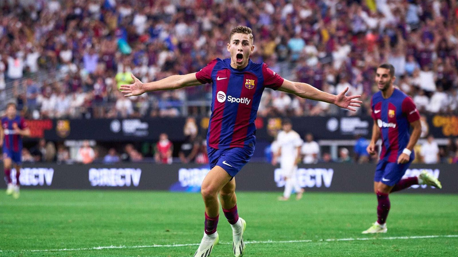 Fermín, una de las buenas noticias de la temporada para el Barça.