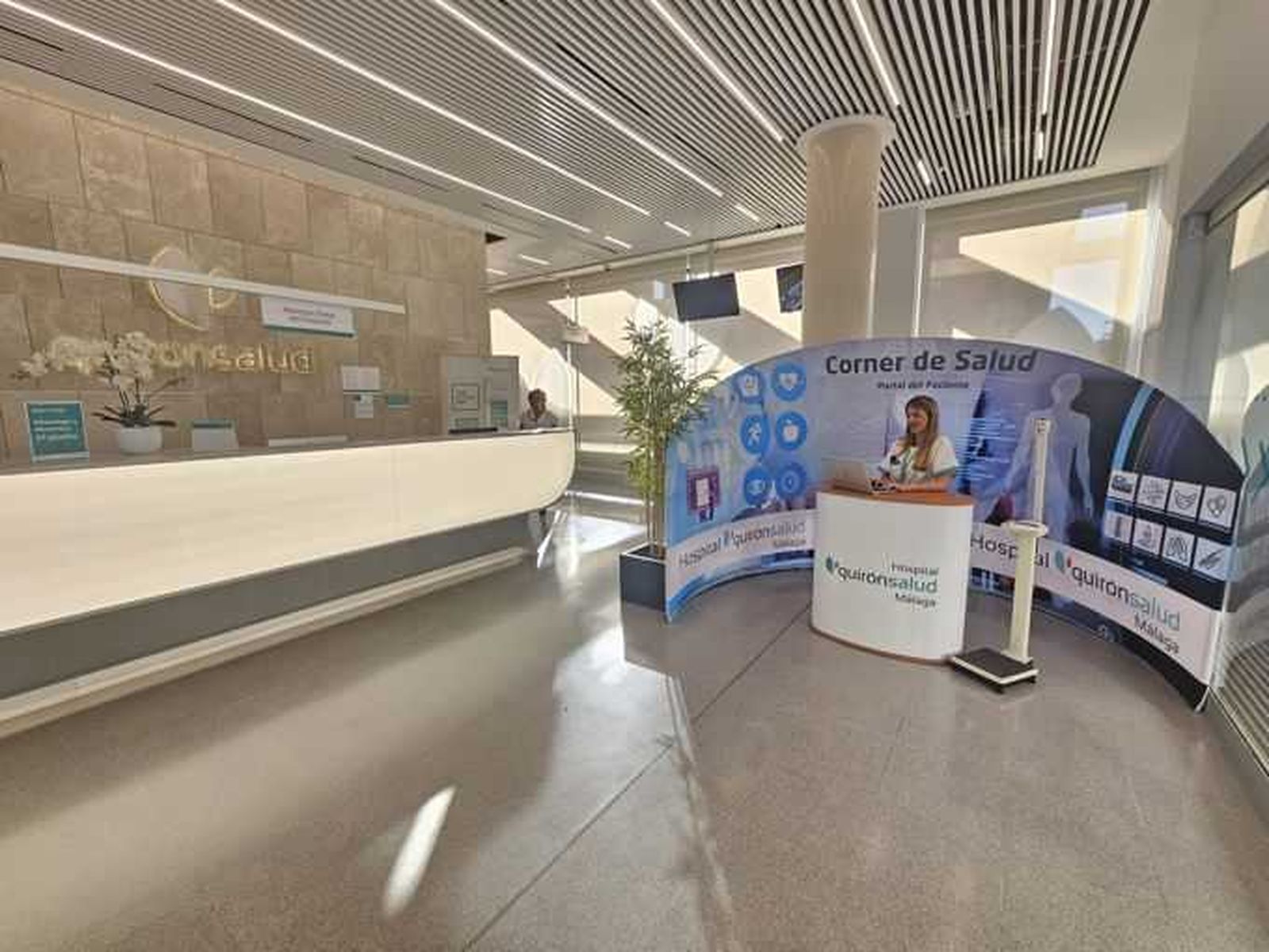 Corner de salud de Quironsalud en Málaga.