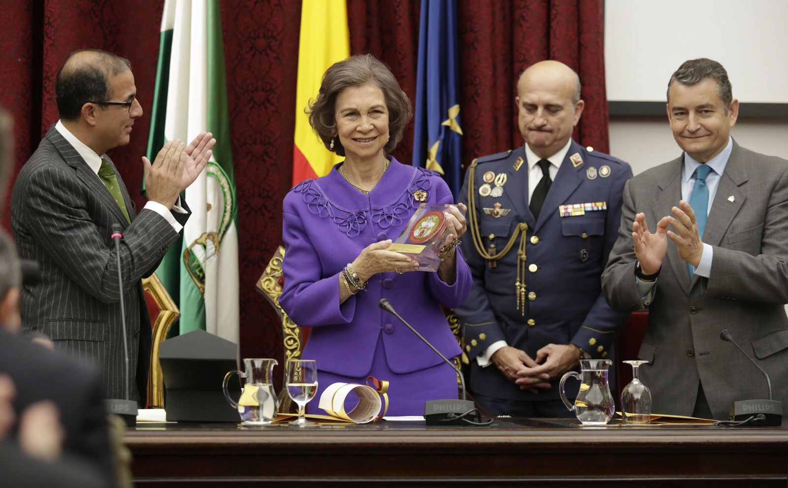 La Reina Sofía, en la entrega del I Premio Carrillo Salcedo