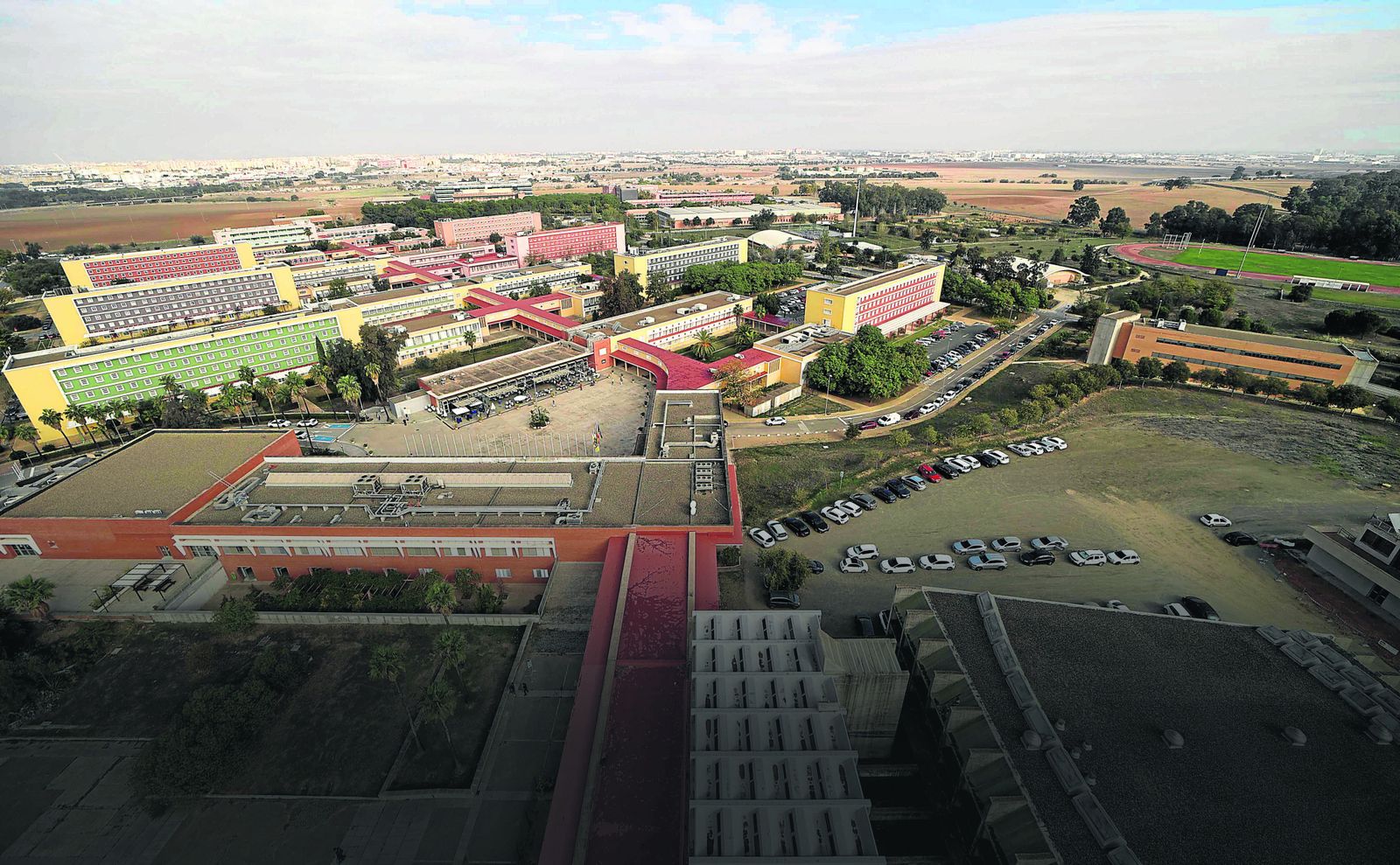 Panorámica del campus de la UPO.