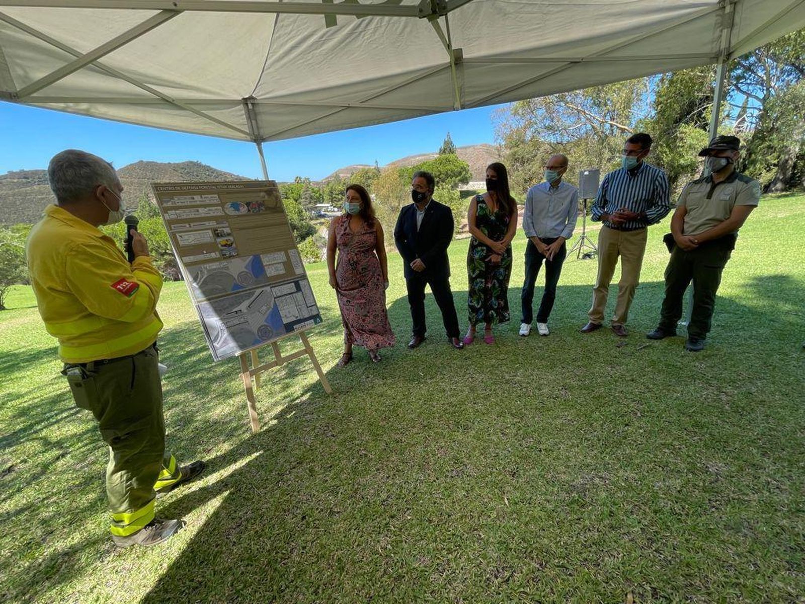 Presentación del proyecto del nuevo Cedefo en Istán.