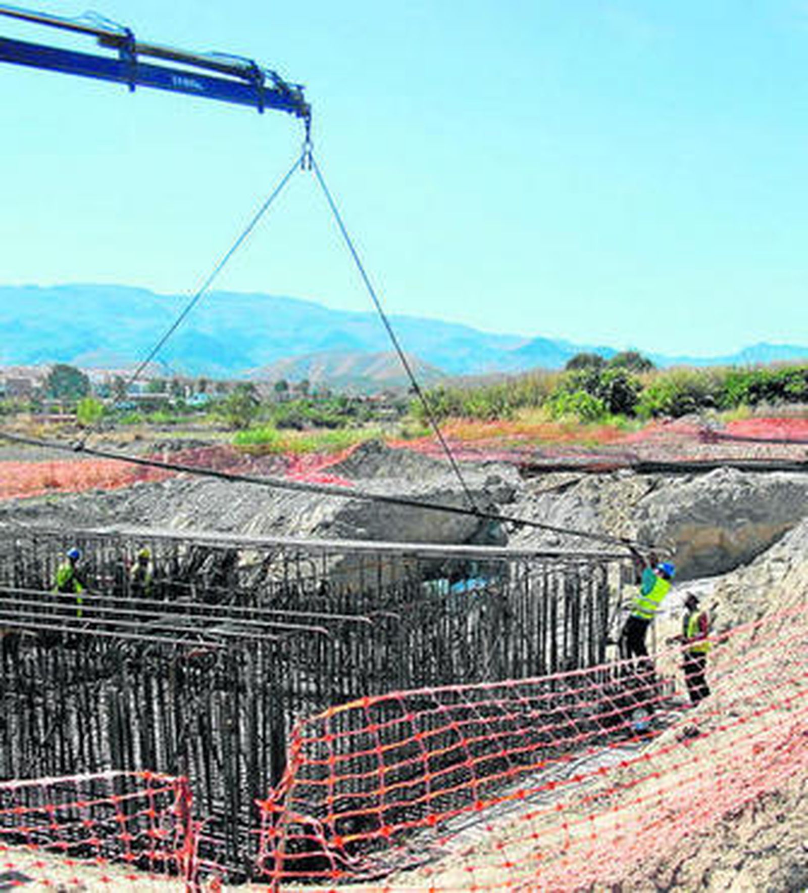 La plataforma en el término municipal de Sorbas.