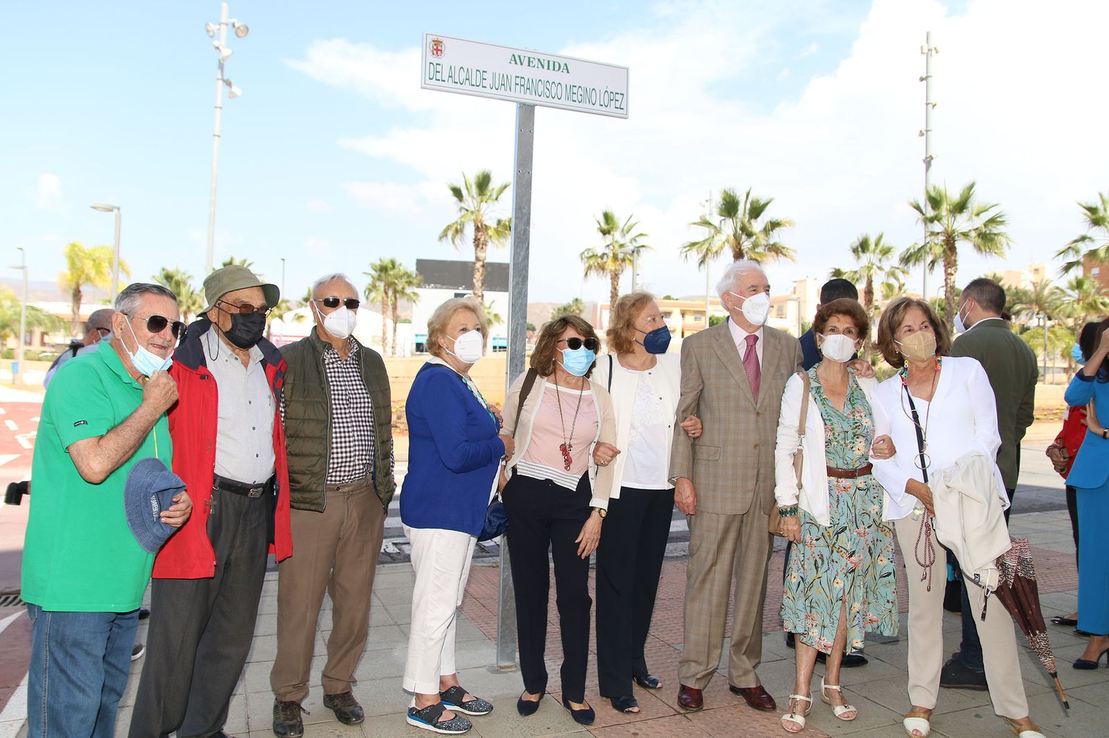 Fotogalería de la inauguración de la avenida en homenaje al exalcalde Juan Megino