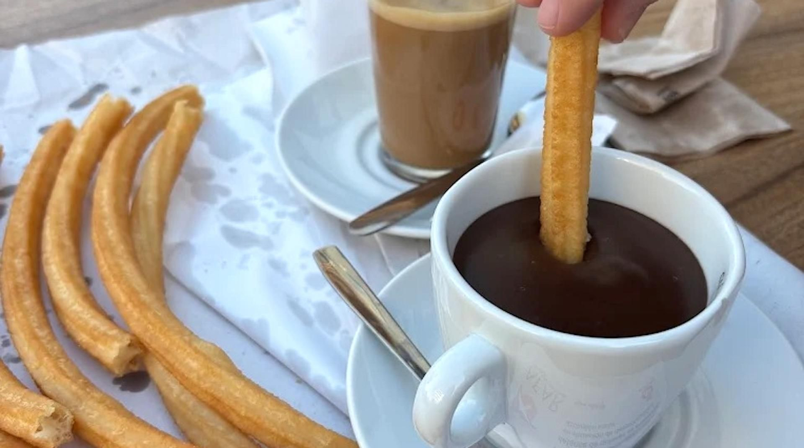 Unos buenos churros de Churrería Miguel