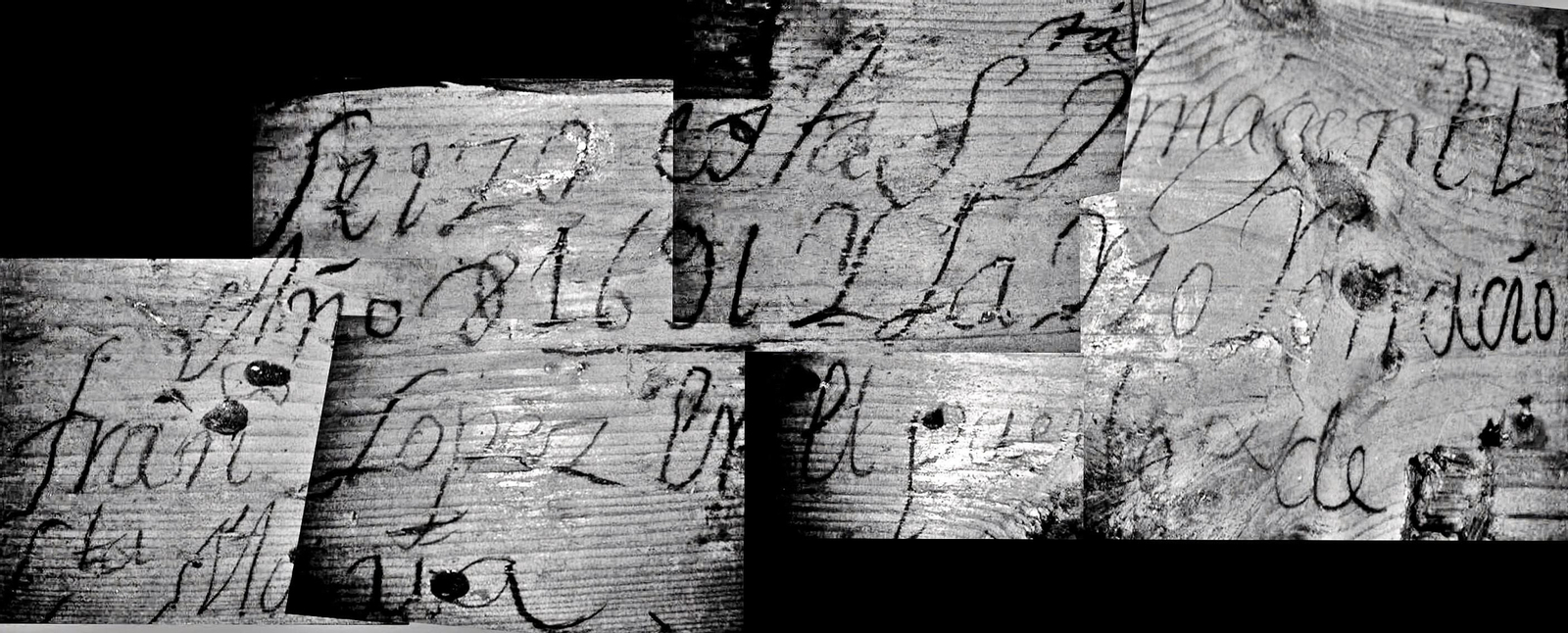 Reconstrucción de la primera parte de la inscripción de la imagen. Reconstrucción de la primera parte de la inscripción de la imagen.