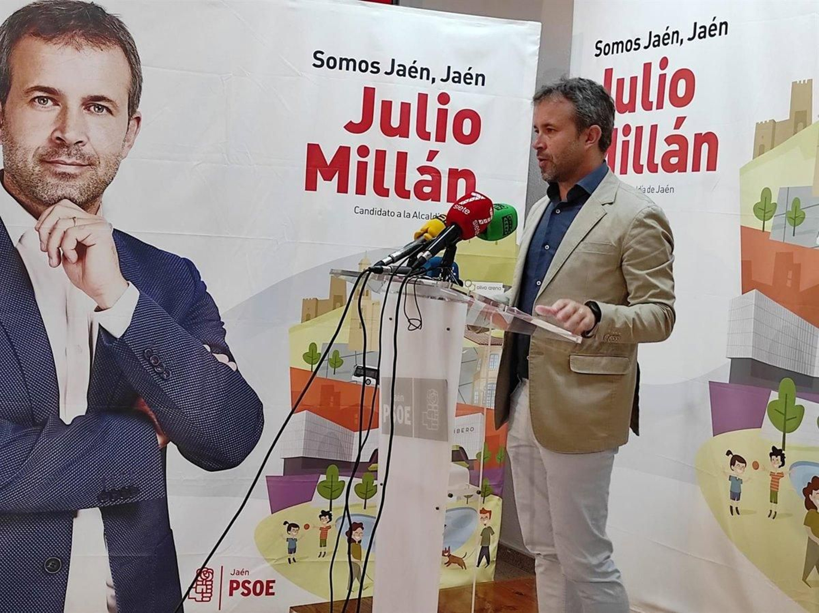 El alcalde de Jaén, Julio Millán, en una imagen de archivo.