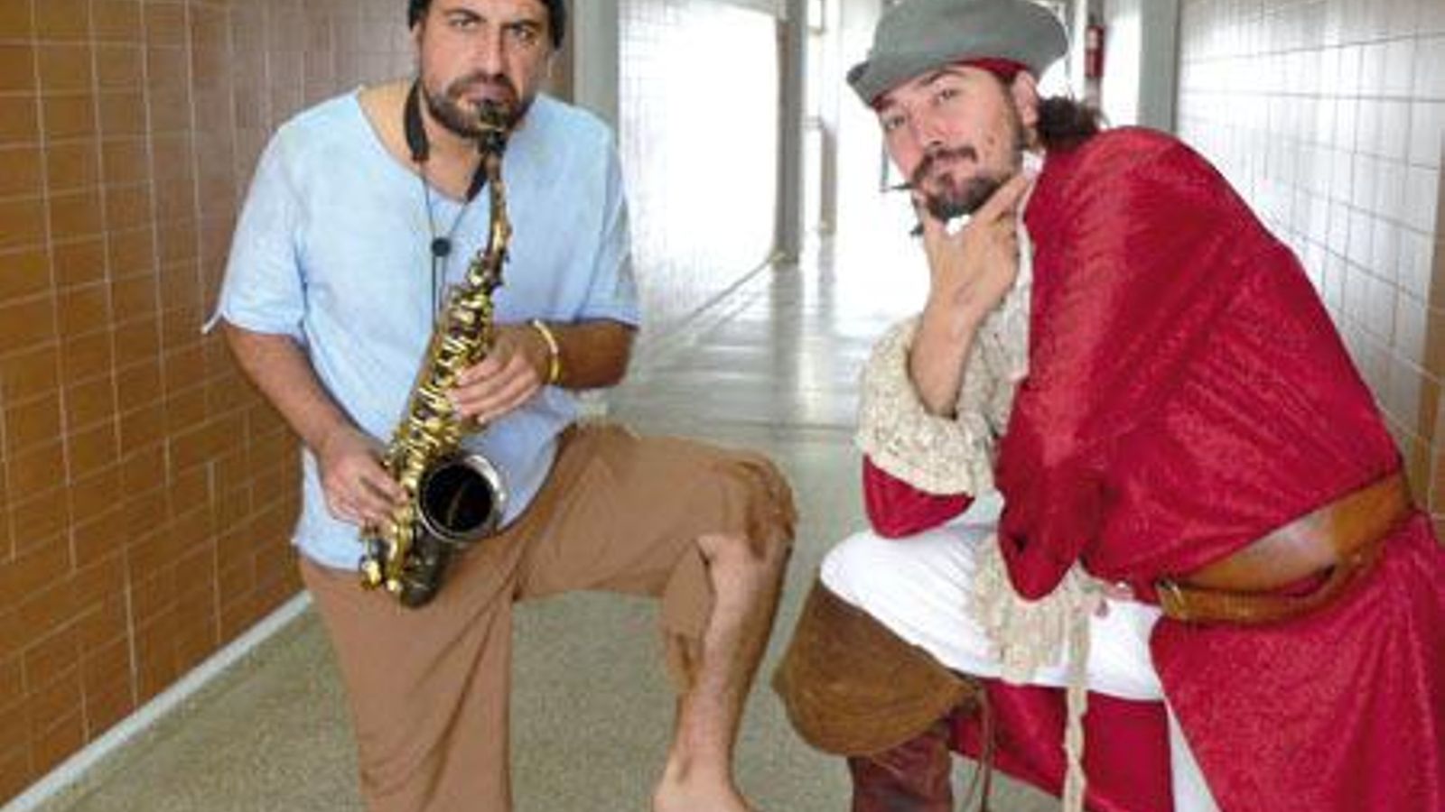 Piratas encargados del cuentacuentos.