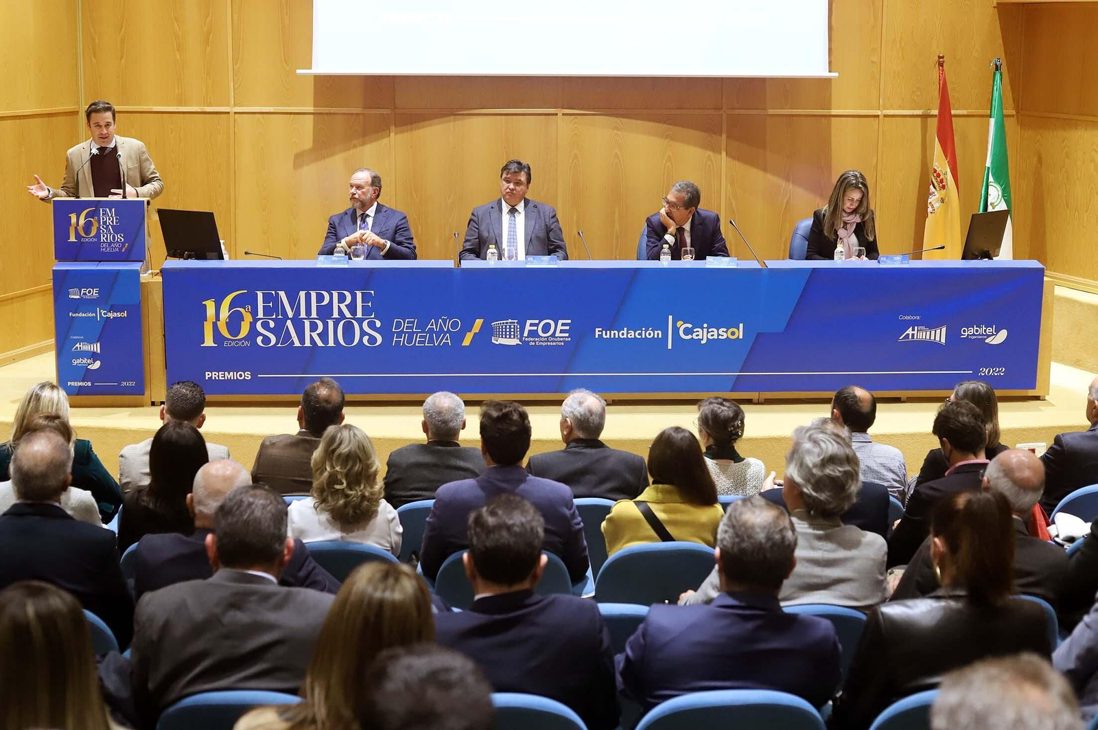 Imágenes de la entrega de los XVI Premios Empresarios del Año de Huelva
