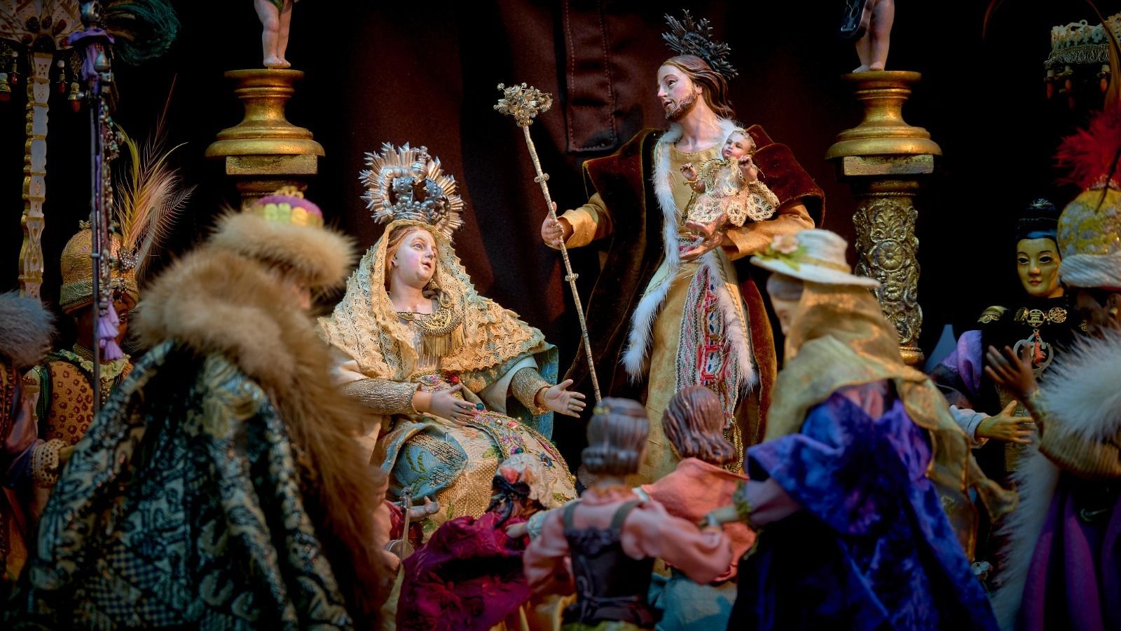 Uno de los Nacimientos expuestos en el convento de Santo Domingo.