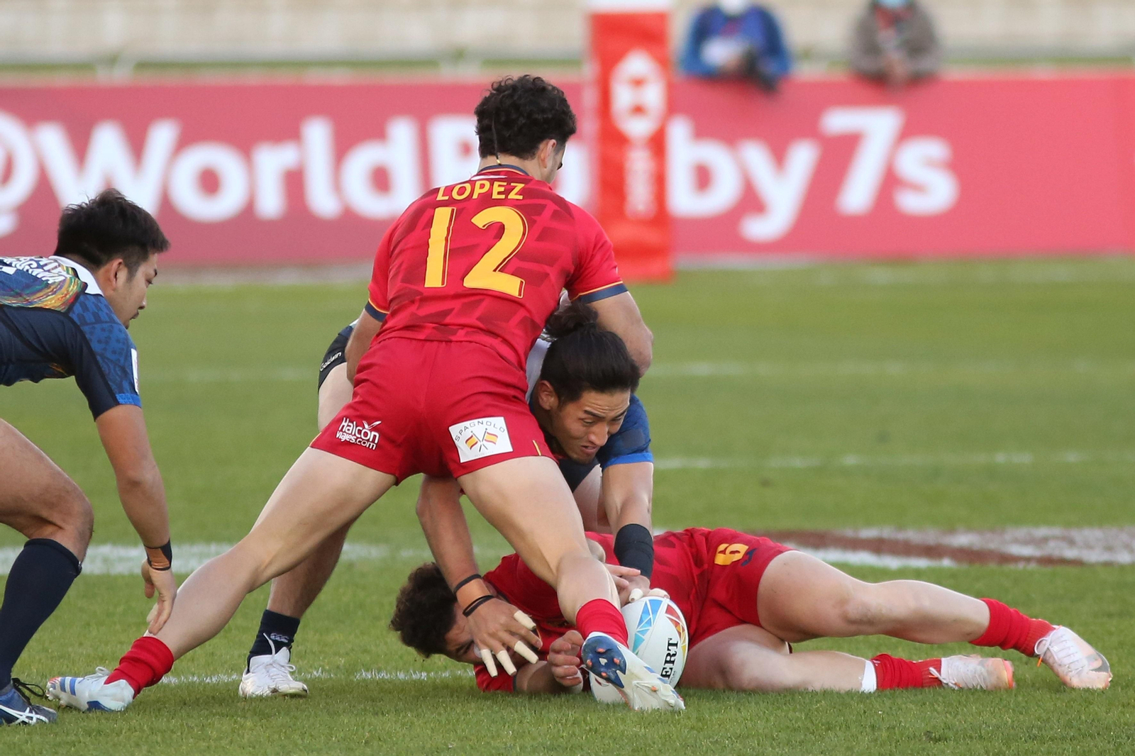 En fotos, la segunda jornada de las HSBC World Rugby Sevens Series en Málaga