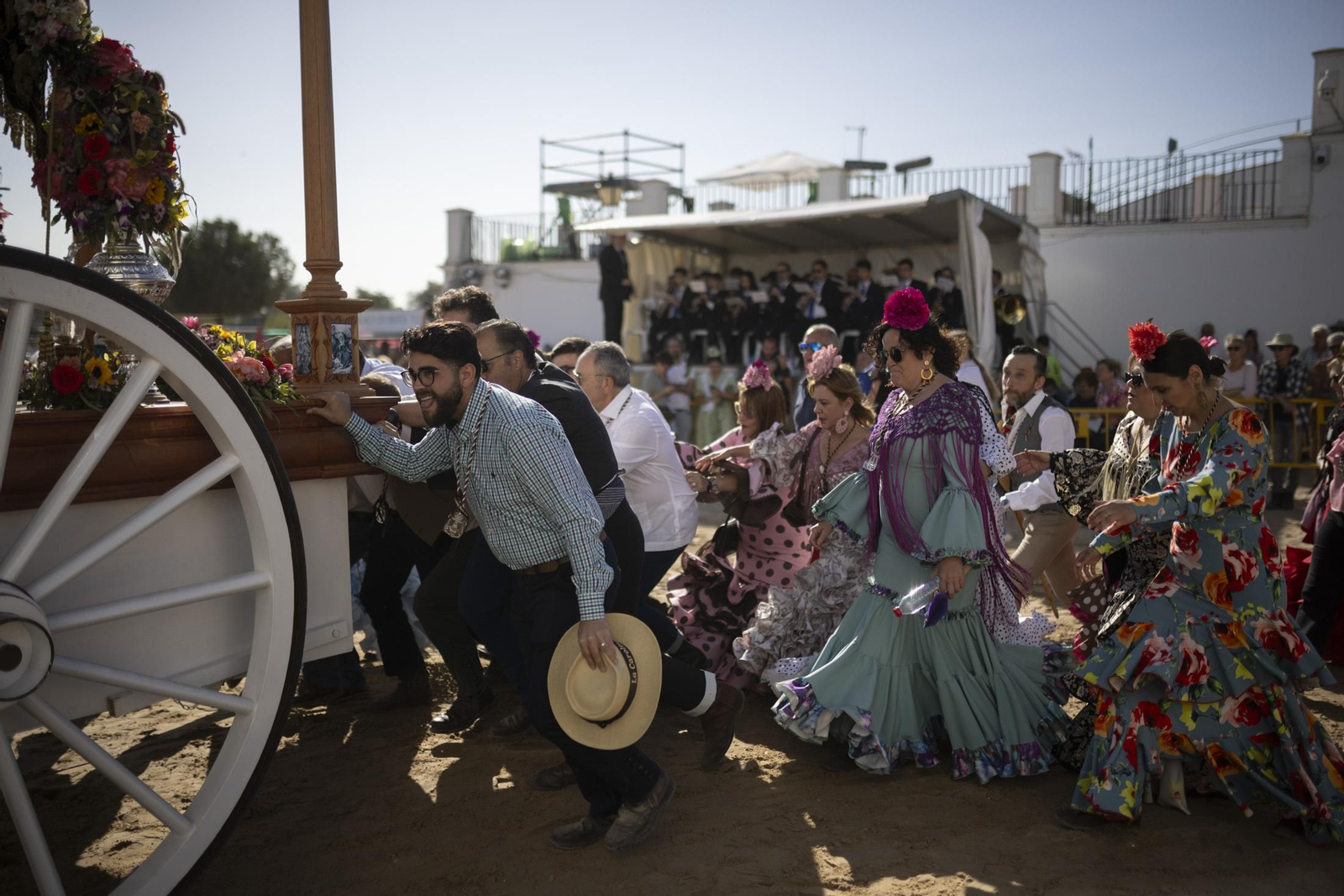 Imágenes de las primeras presentaciones de las hermandades de El Rocío 2024