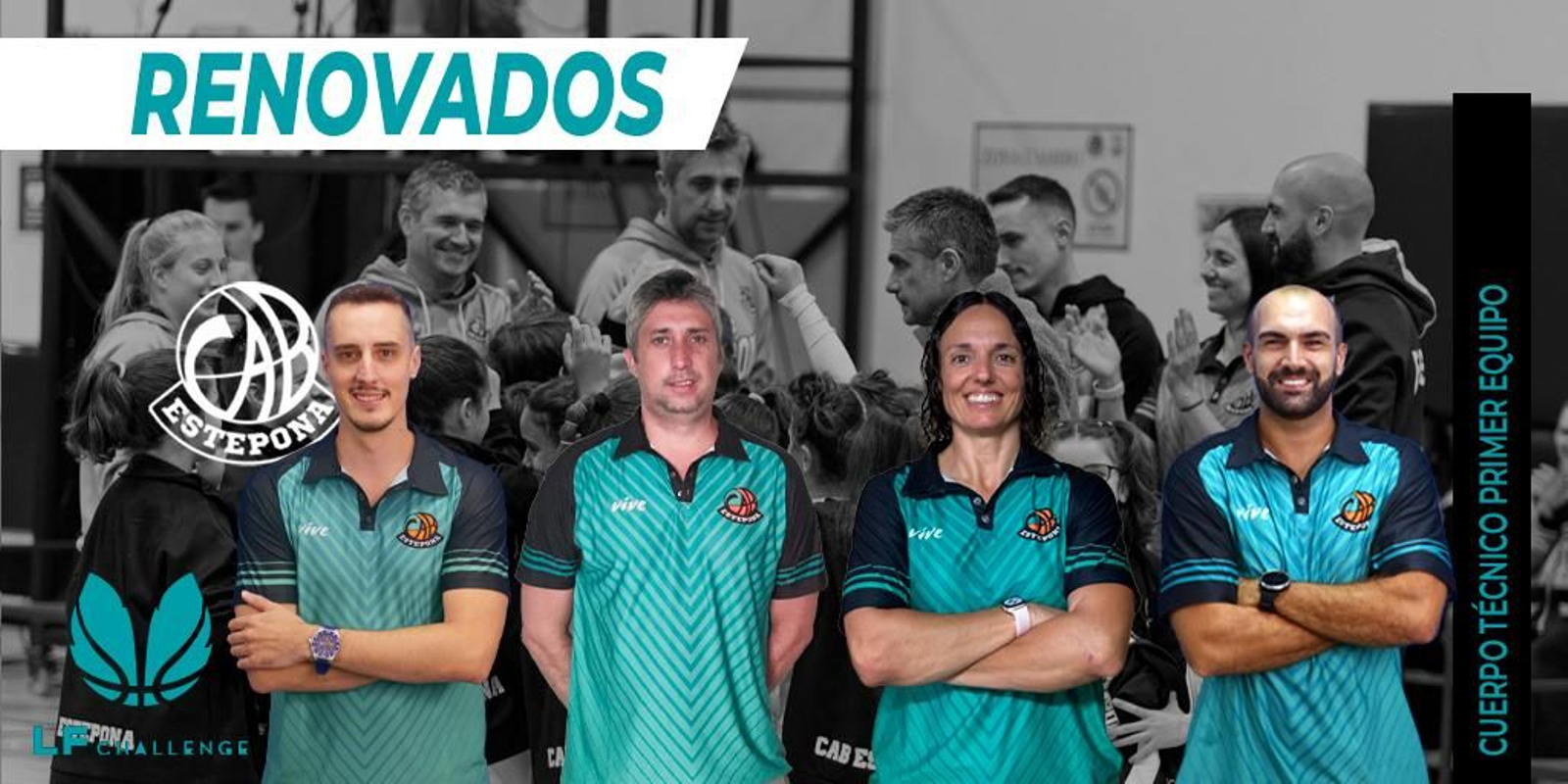 El staff del CAB Estepona.