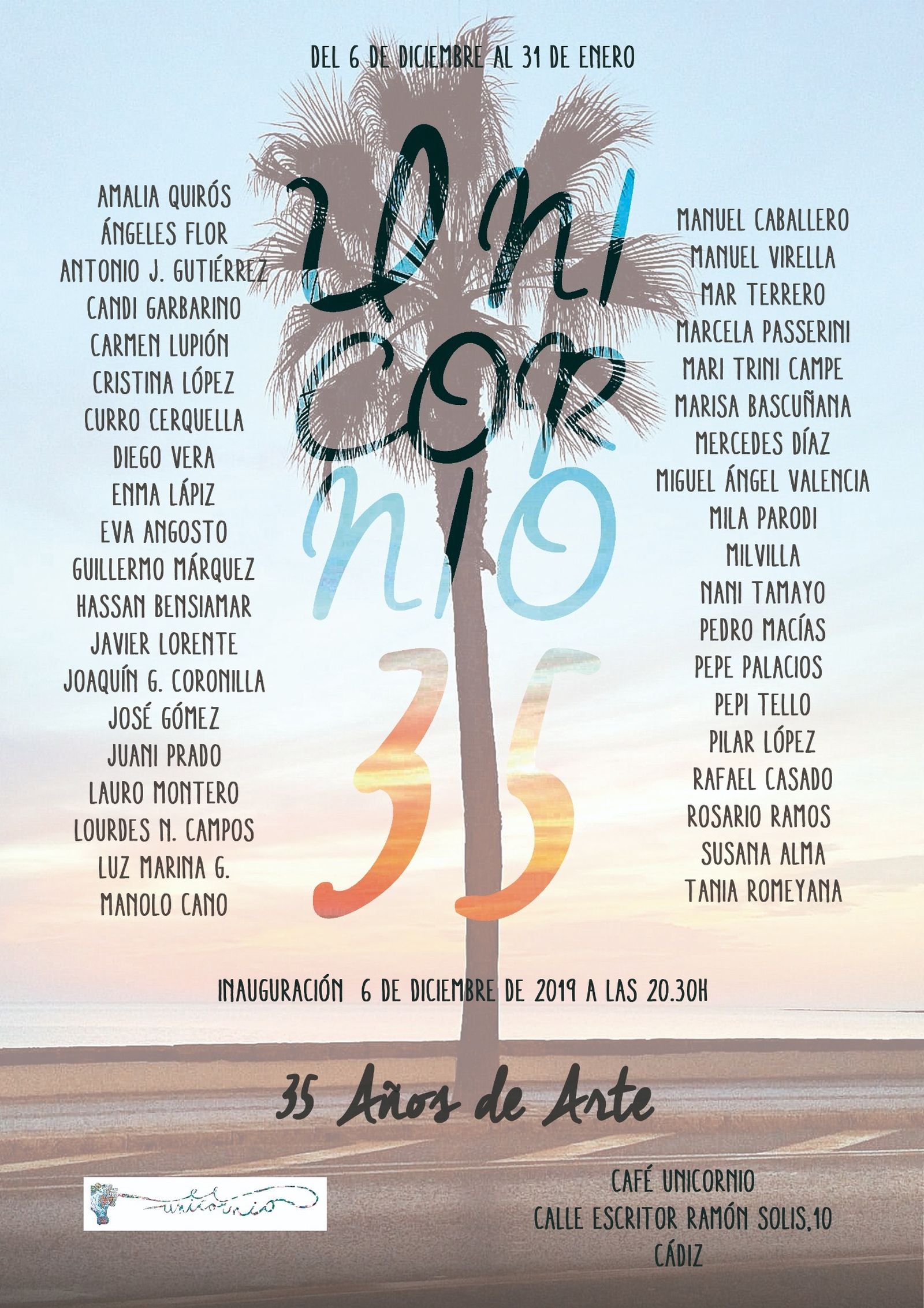 Detalle del cartel de la exposición.