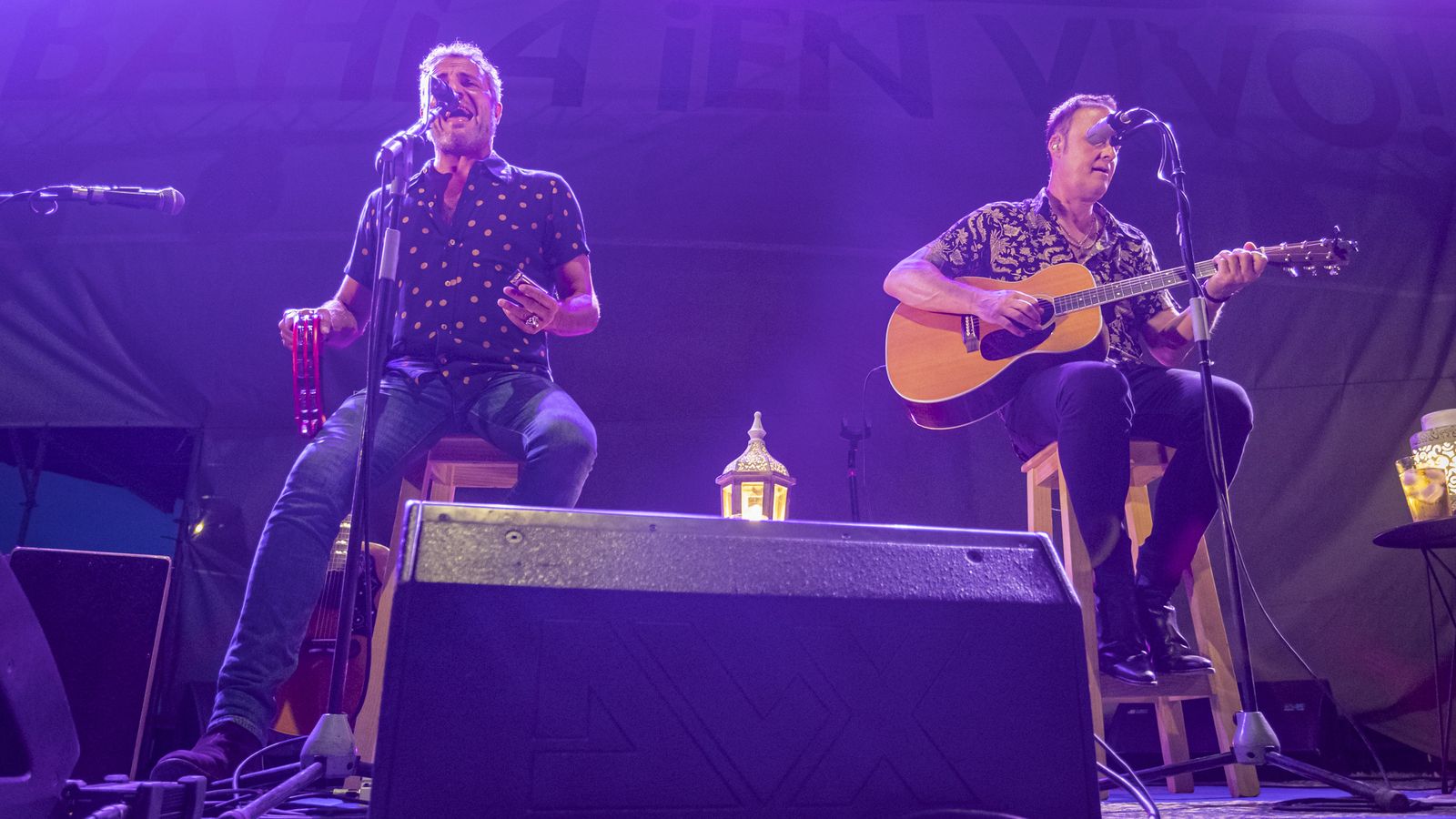 M-Clan en el concierto de 'Viva la vida' en San Fernando.