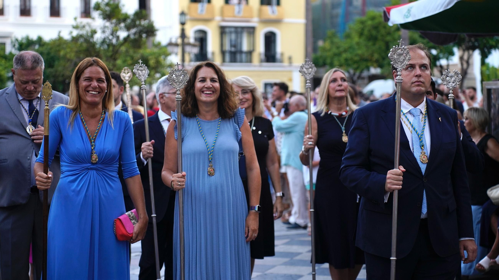 Las fotos de la procesion de la Virgen de la Palma por el cenro de Algeciras