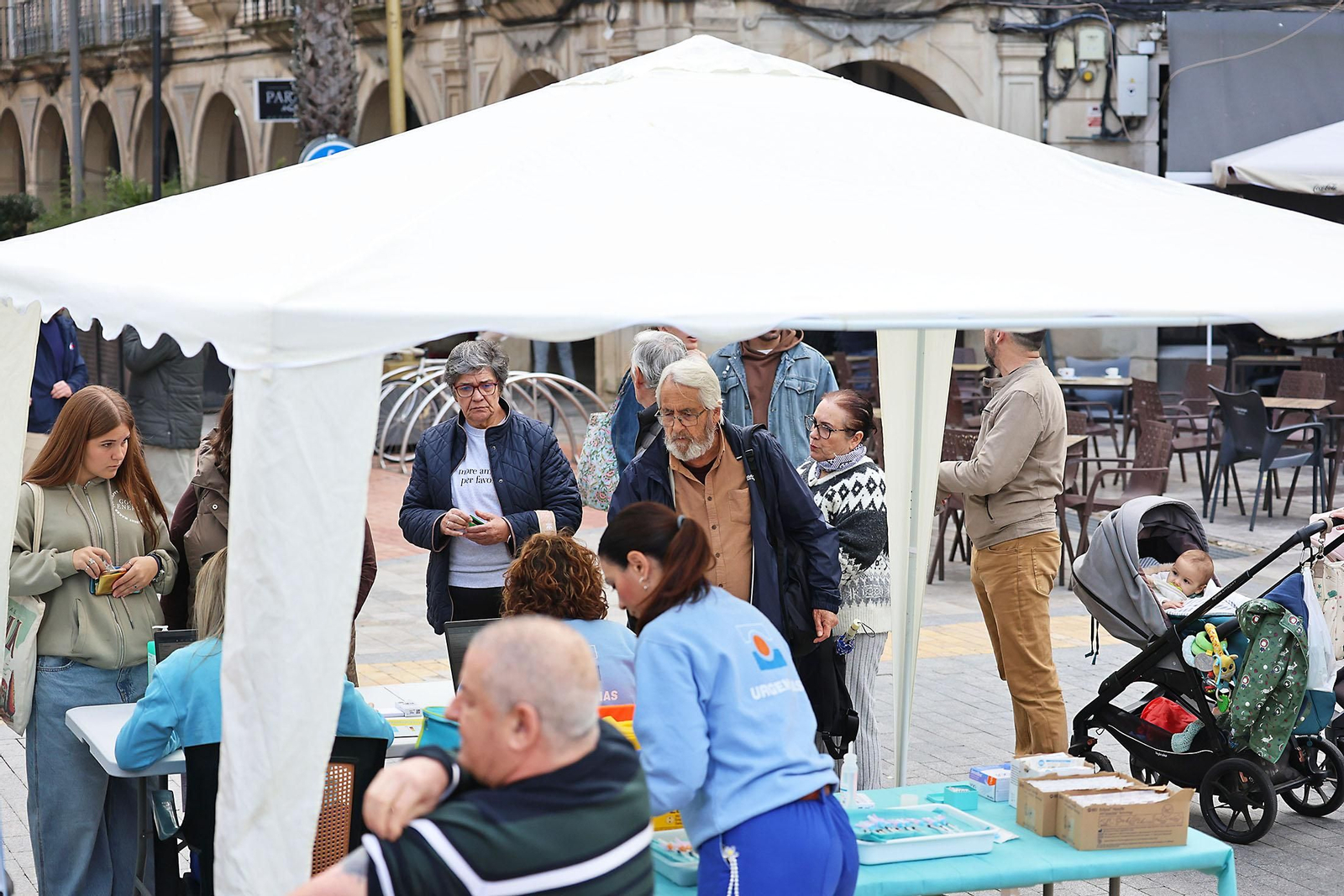 Imágenes de la jornada de vacunación sin cita frente a la gripe y el Covid-19