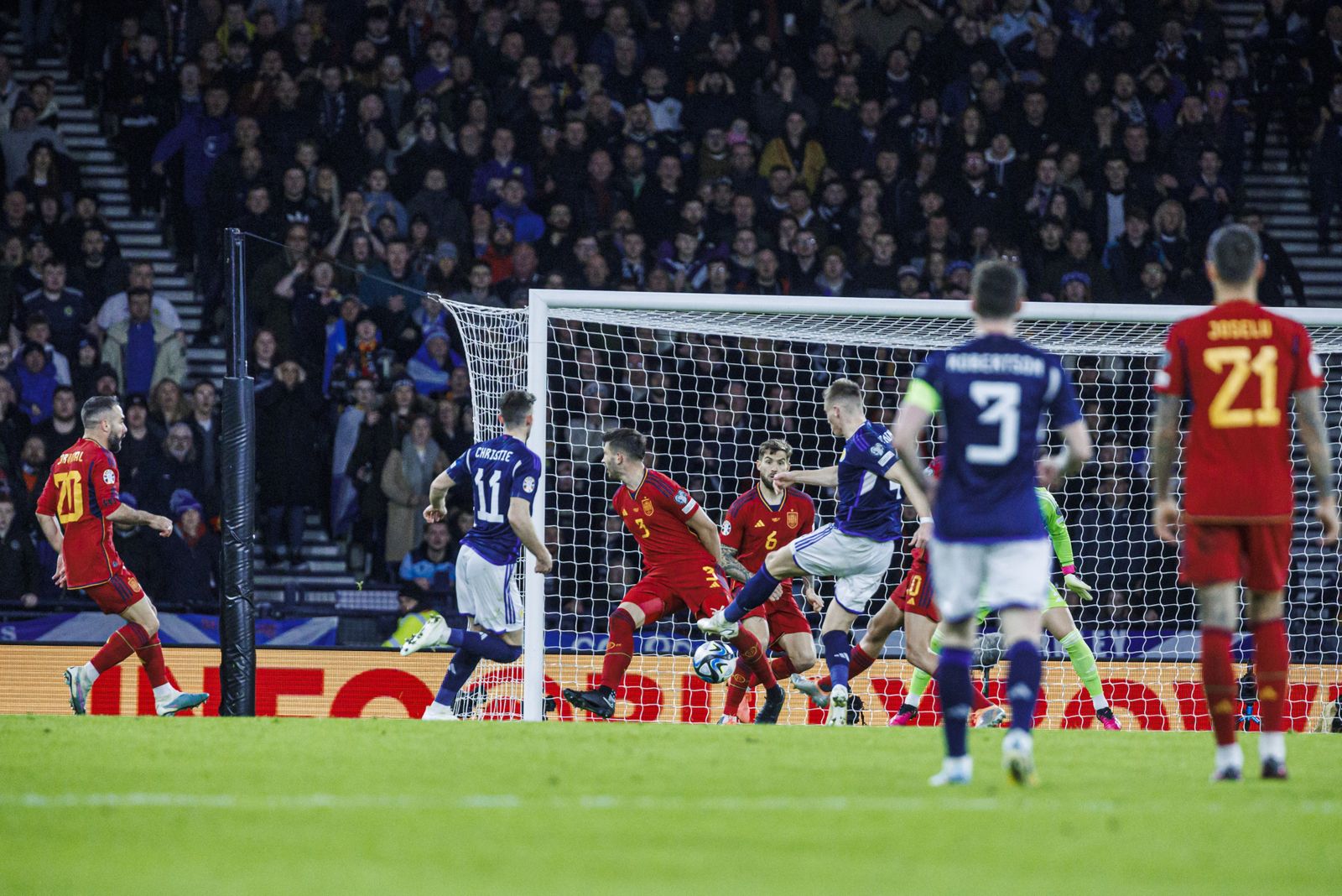 Las fotos del Escocia - España