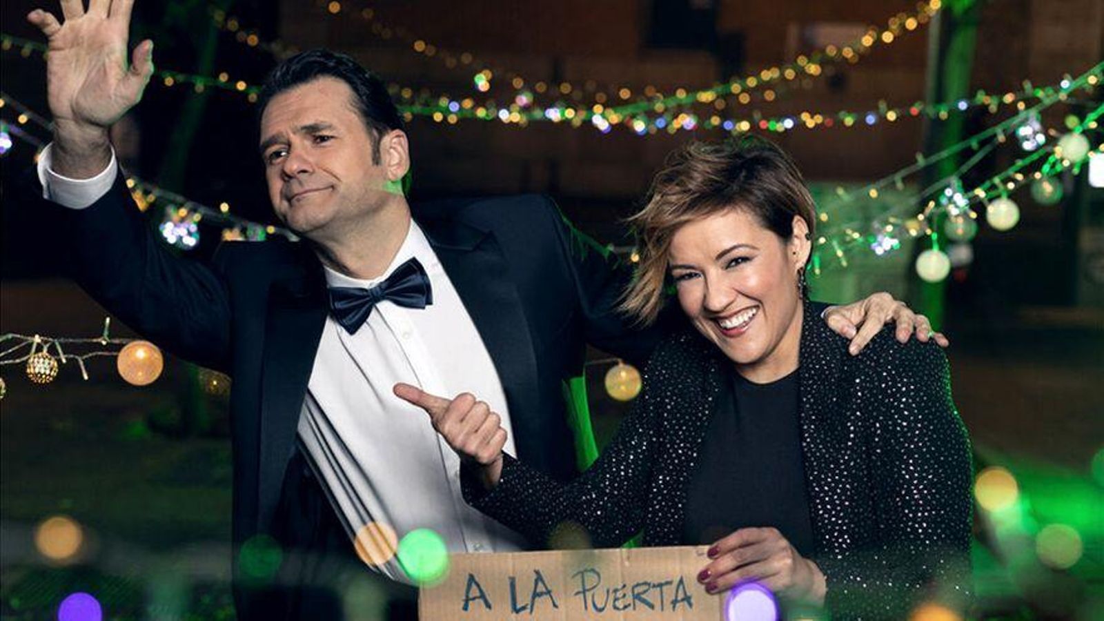 Cristina e Iñaki, en una foto promocional de las Campanadas de 2018.
