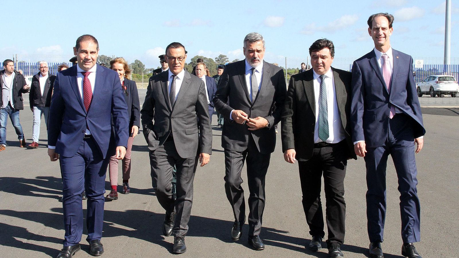Inauguración de la línea entre Huelva y Canarias de Baleària y Fred Olsen.