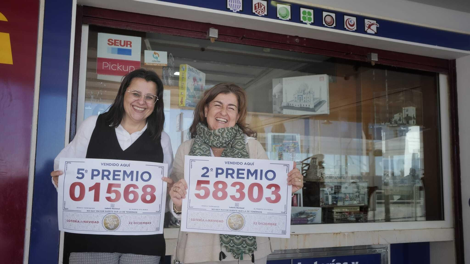 Imágenes de la alegría que la Lotería de Navidad deja en la provincia Cádiz