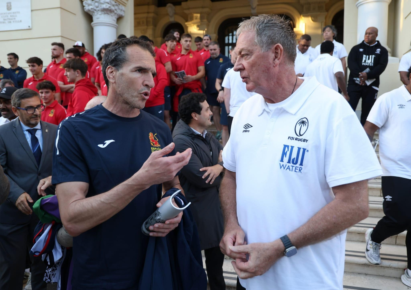 España y Fiyi, bienvenidas a Málaga en el Ayuntamiento