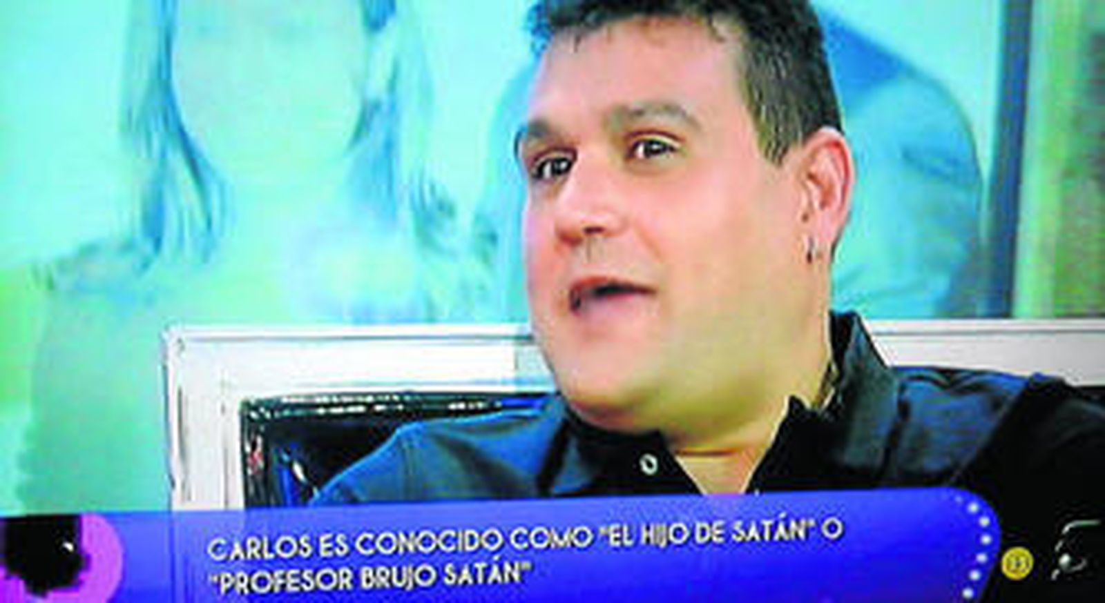 Carlos Javier Rojas Luna, en 2010, en un programa de televisión.
