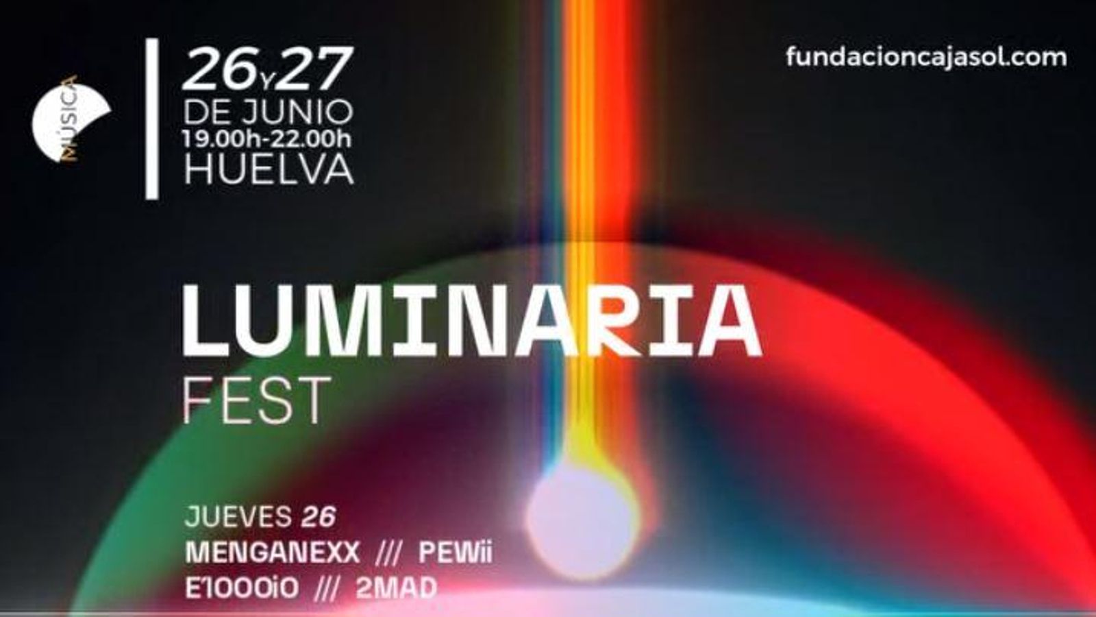 Cartel de Luminaria Fest.