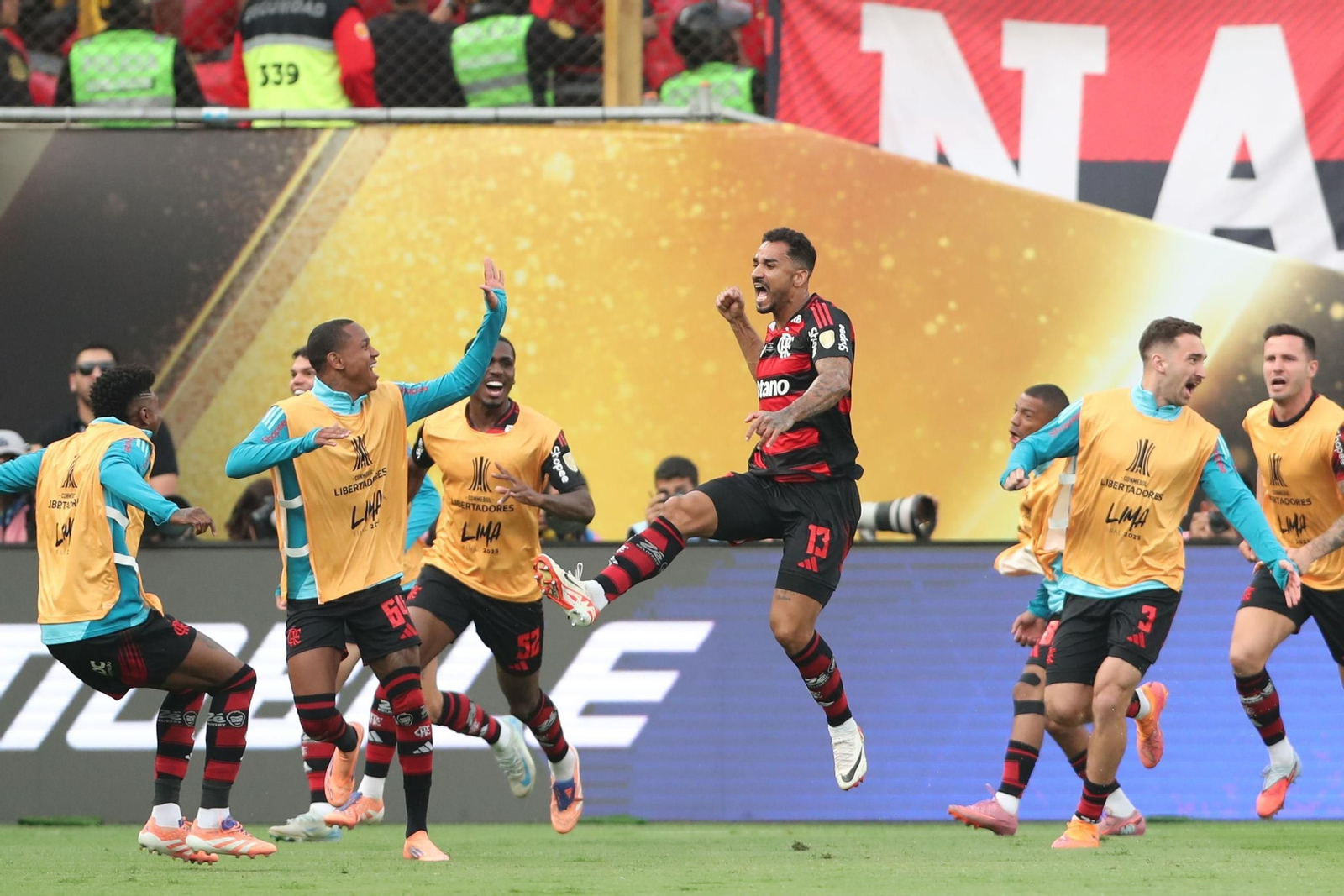 Las fotos de la final de la Copa Libertadores con triunfo de Flamengo sobre Palmeiras