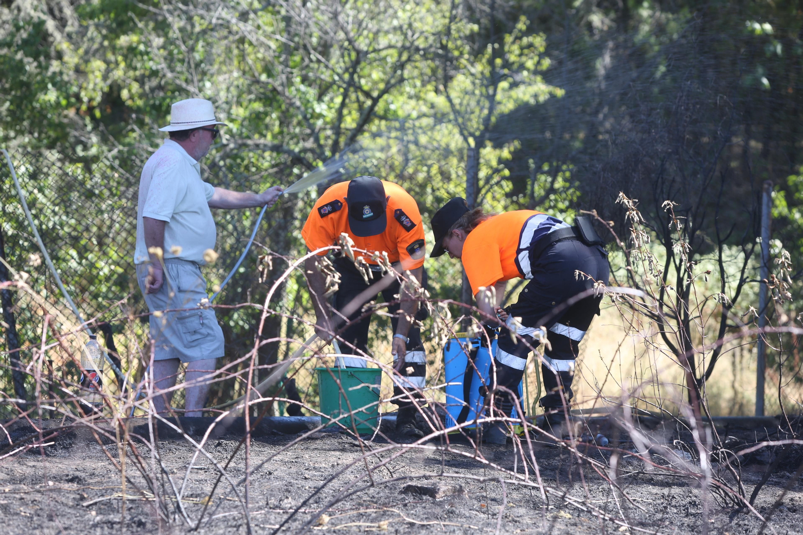 El incendio de Riotinto en imágenes