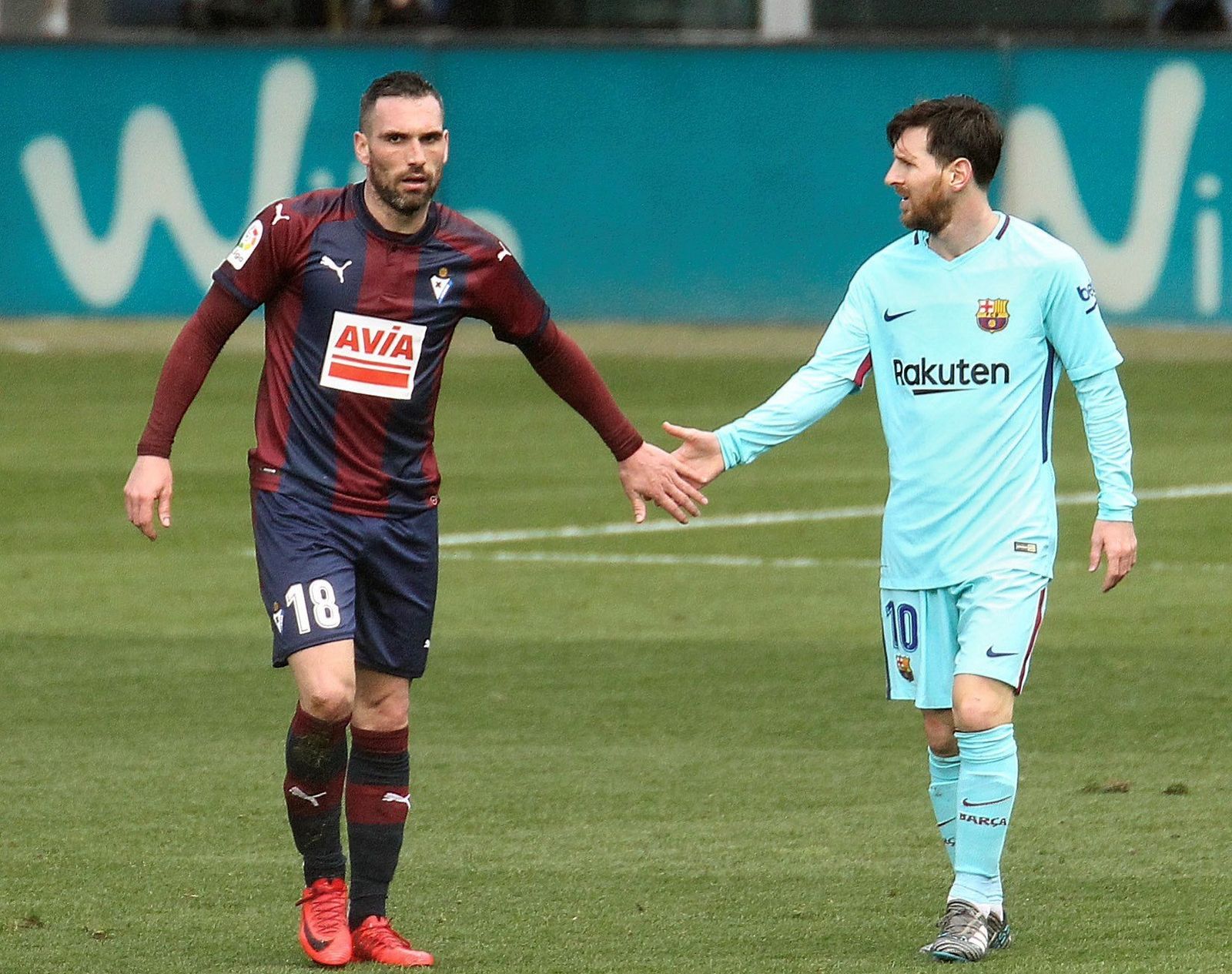 El Eibar-Barcelona, en imágenes
