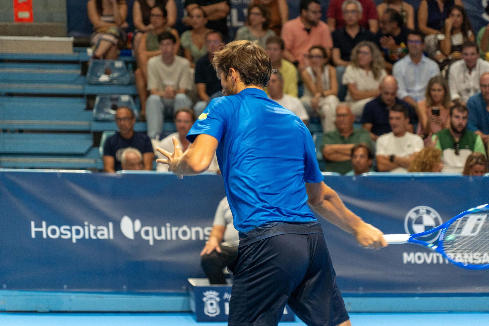 Imágenes de la final masculina de la Copa del Rey de tenis entre Daniil Medvedev y Alejandro Davidovich