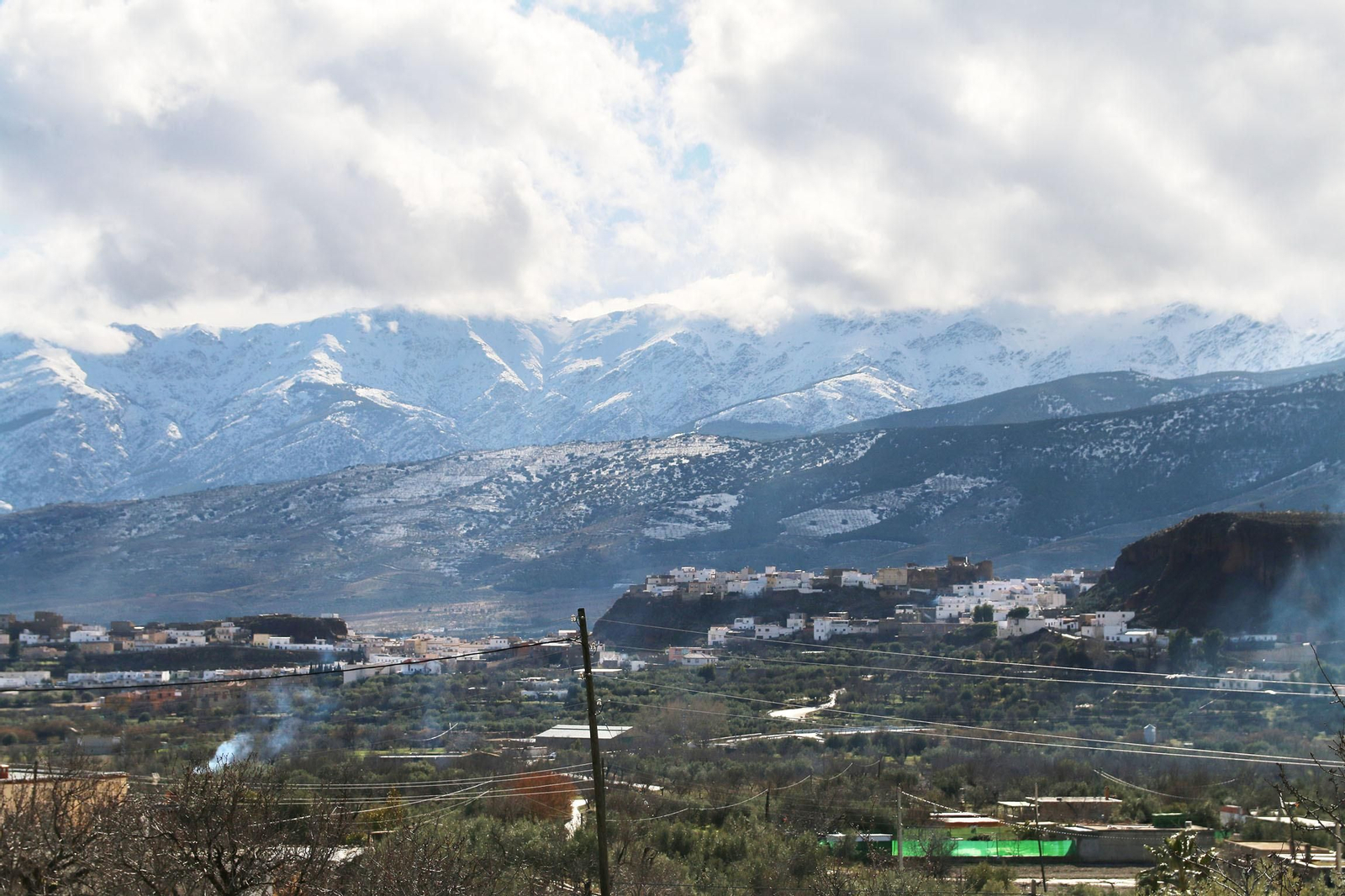 Sierra Nevada, teñida de blanco.