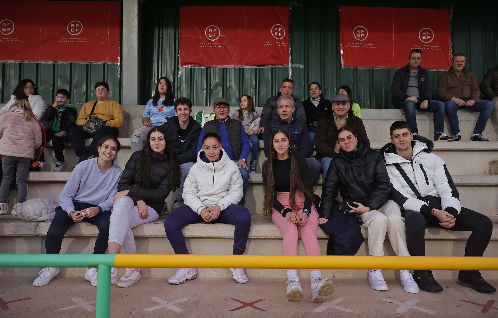 Búscate durante el España - Italia sub-17 celebrado en Los Barrios