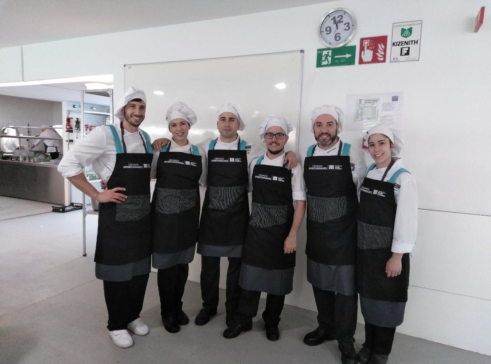 Algunos de los becados granadinos de Mahou San Miguel