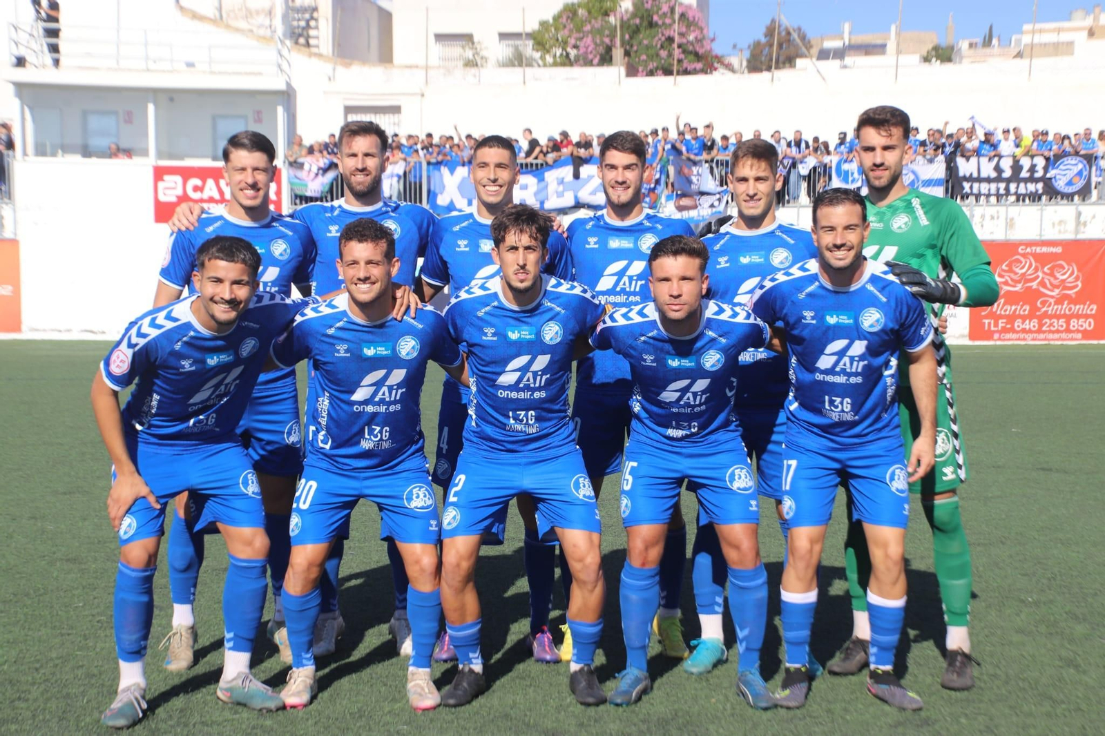 Formación inicial que ha presentado el Xerez DFC en casa del Antoniano. Formación inicial que ha presentado el Xerez DFC en casa del Antoniano.