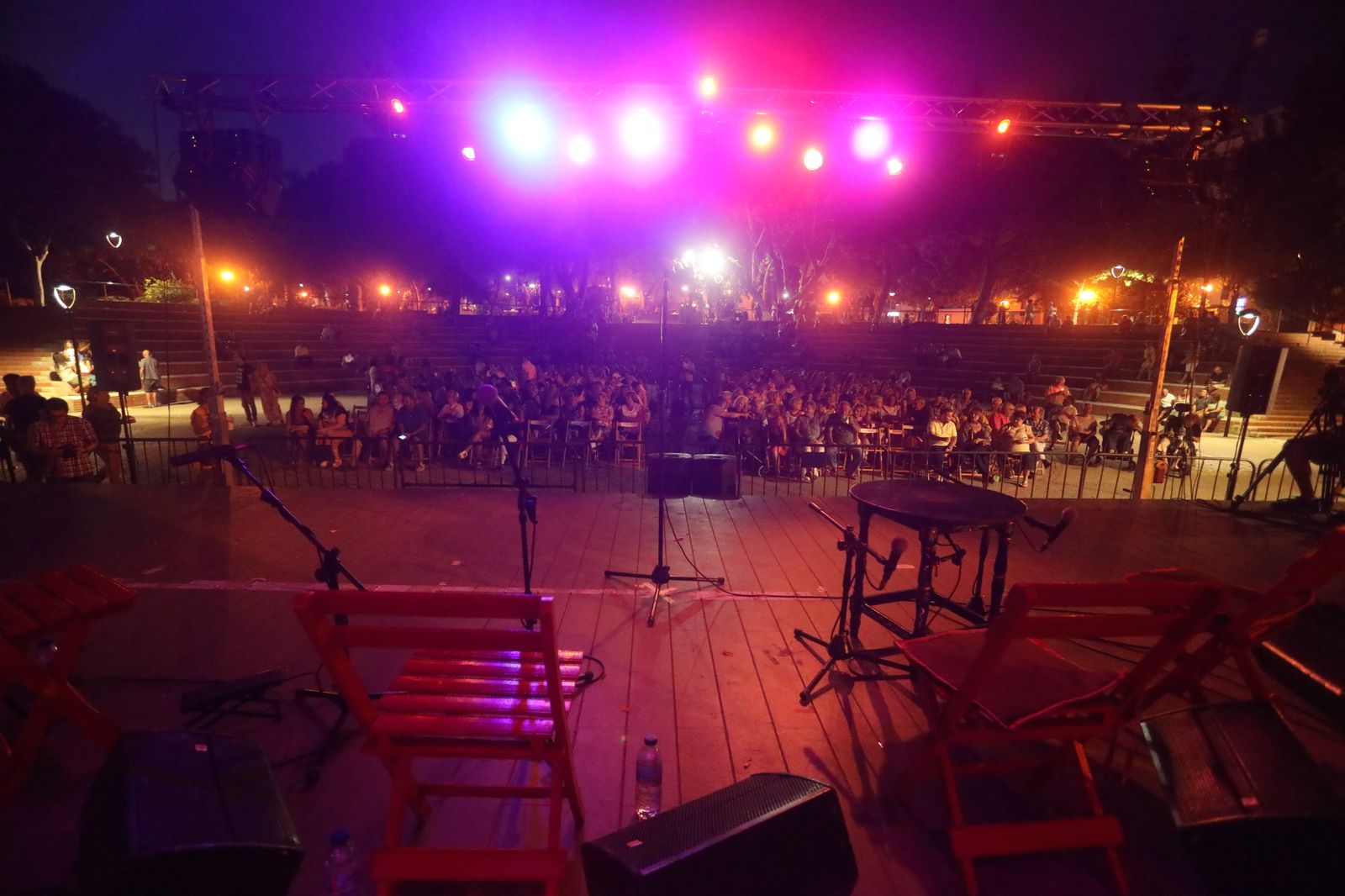 La noche flamenca en el Parque de San Fernando, en imágenes