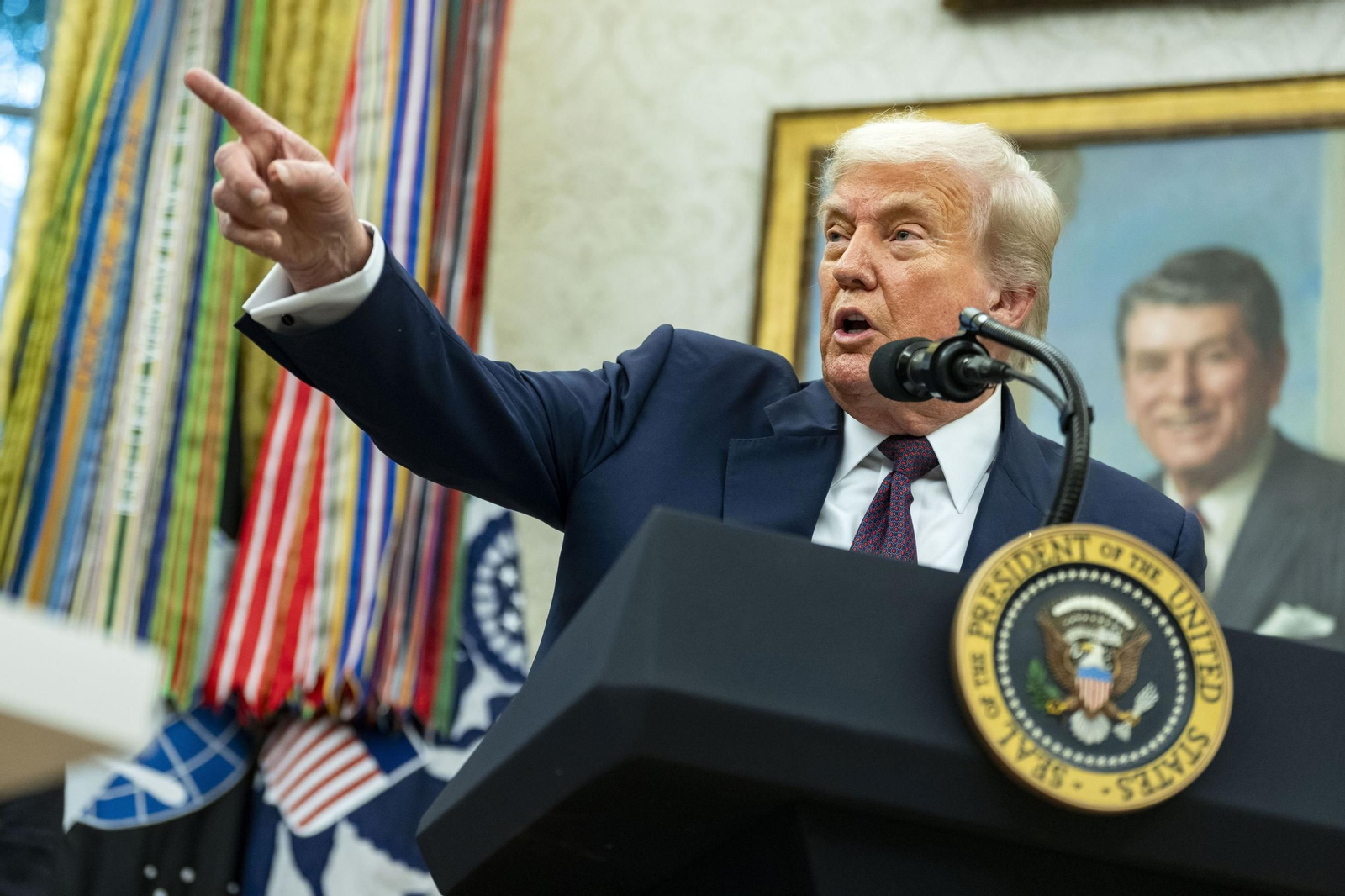 El presidente de Estados Unidos, Donald Trump.