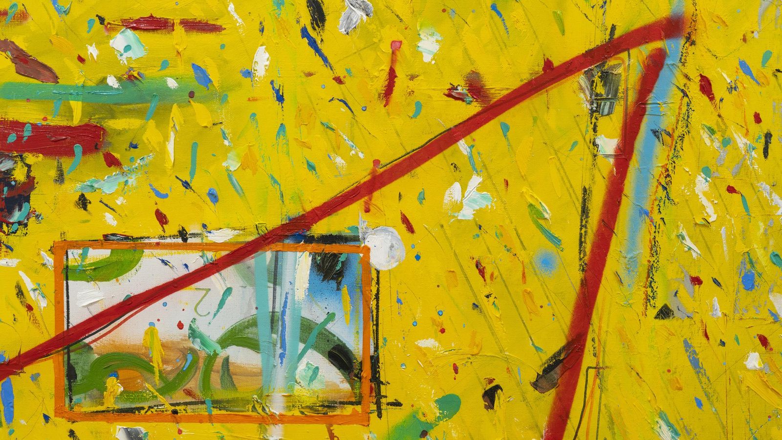 Detalle de la obra 'Pintura 180'.