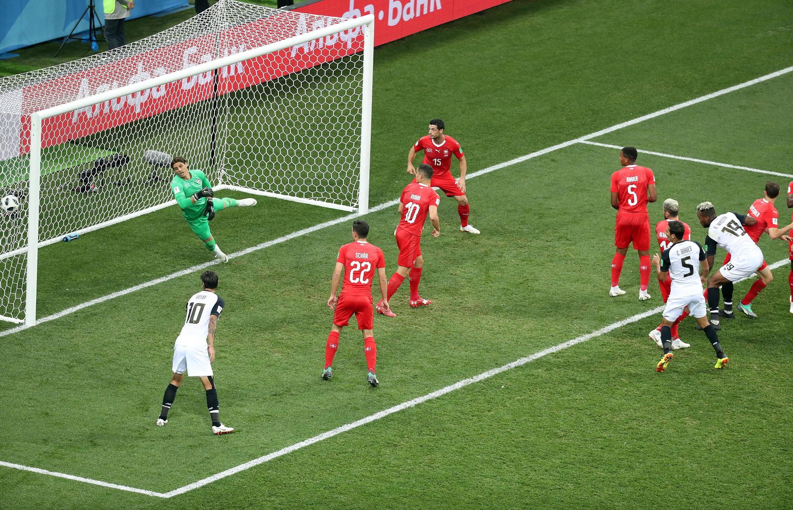 Las imágenes del Suiza-Costa Rica