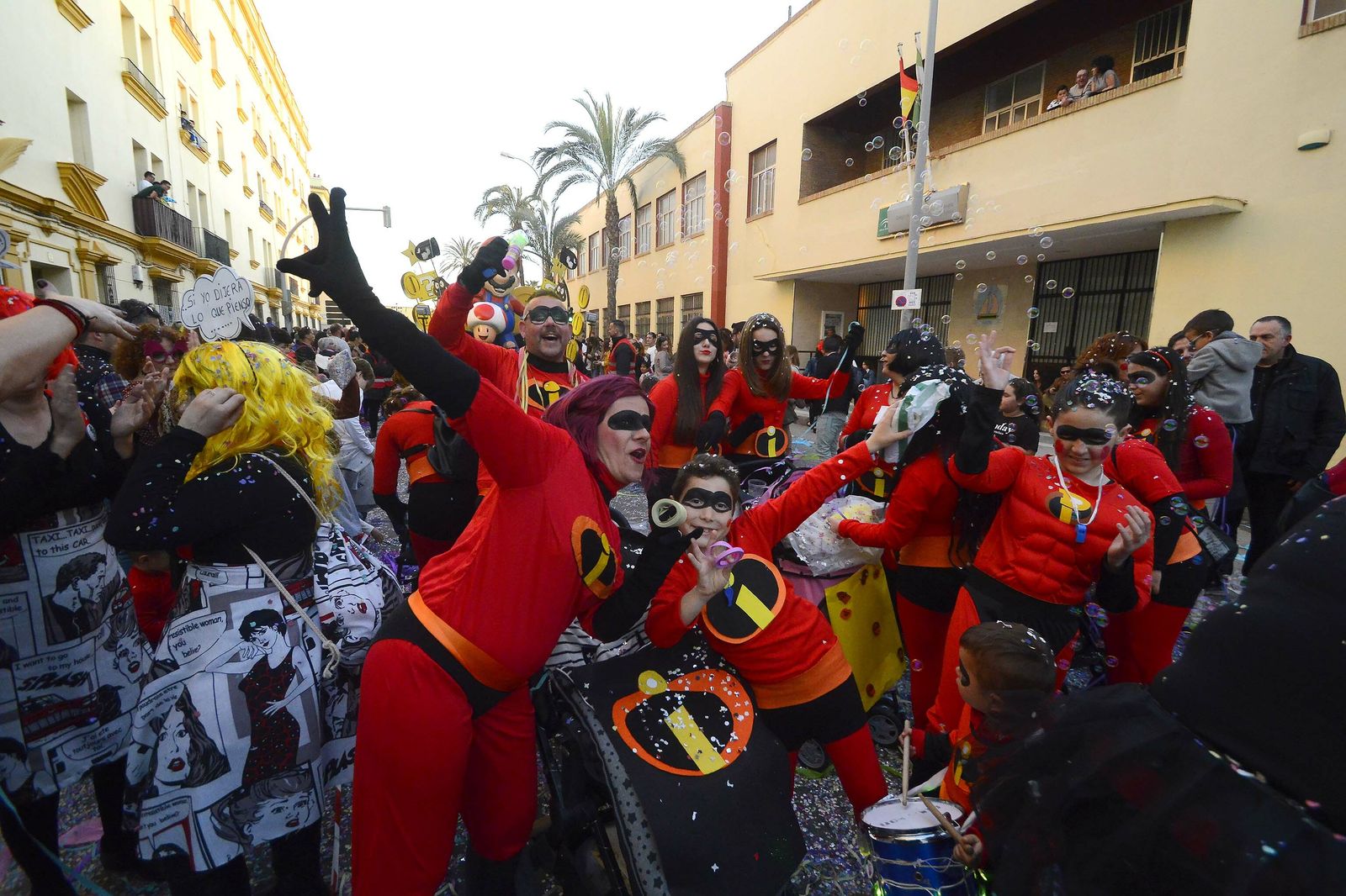 Las imágenes de la cabalgata del humor