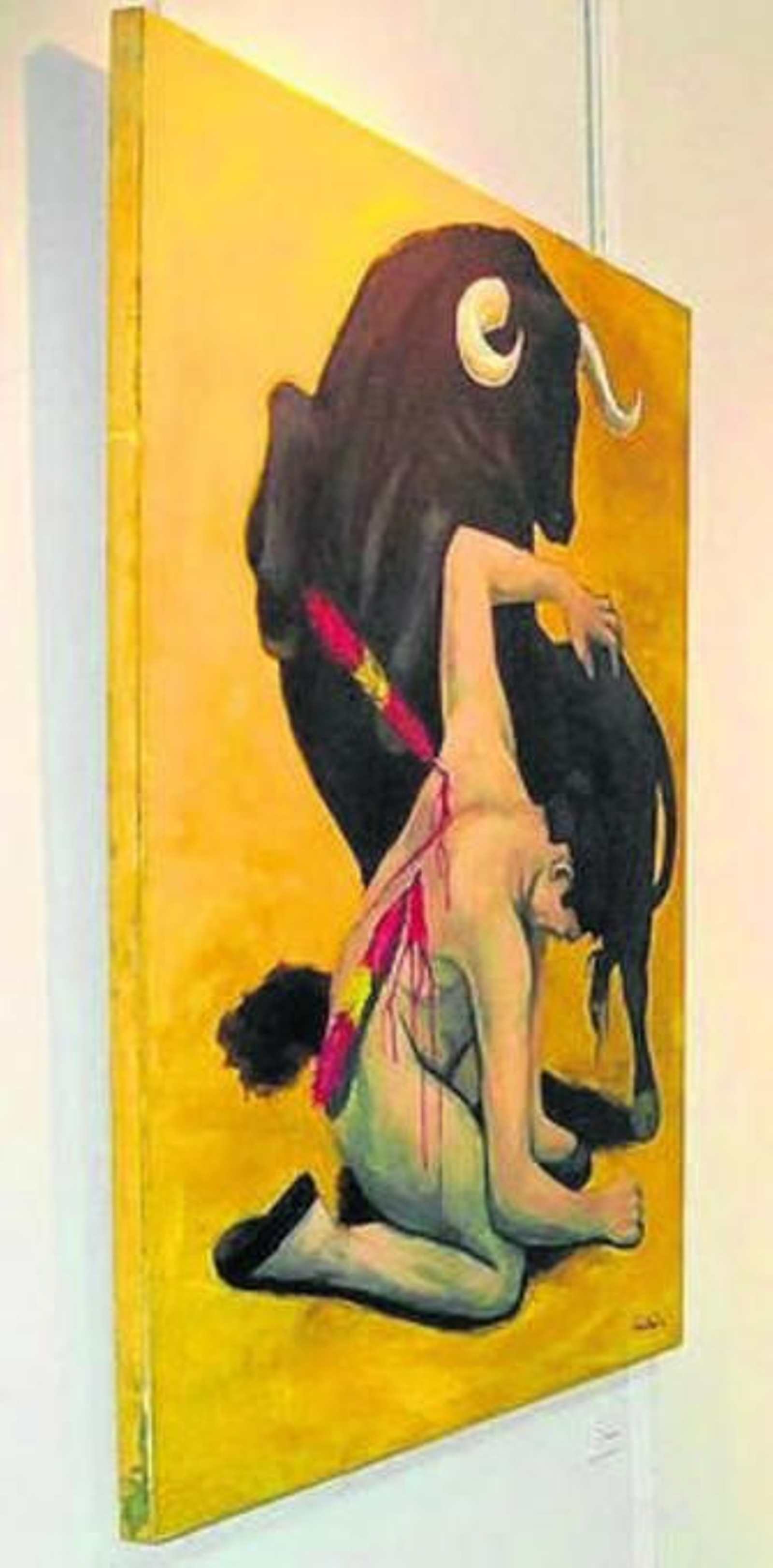 Una de las obras expuestas.